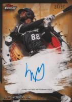 2024 Topps Finest Finest Autographs #FALR Luis Robert Jr. Gold Refractor Baseball Card