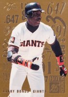 1995 Flair Hot Numbers #3 Barry Bonds Baseball Card