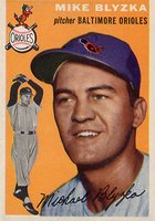 1954 Topps #152 Mike Blyzka Baseball Card