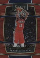 2021 Panini Select #99 Brandon Ingram Red Prizm Basketball Card