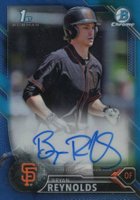 2016 Bowman Draft Chrome Draft Picks Autographs #CDABRR Bryan Reynolds Blue Refractor Baseball Card