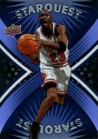 2008 Upper Deck Starquest #SQ-20 Michael Jordan Cyan Basketball Card