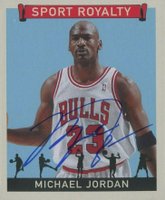 2007 Upper Deck Goudey Sport Royalty #SR-MJ Michael Jordan Autograph Basketball Card