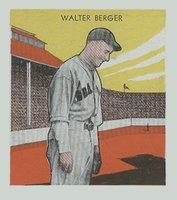 1933 Tattoo Orbit # Walter Berger Baseball Card