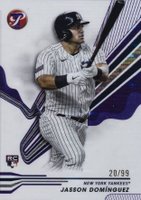 2024 Topps Pristine #181 Jasson Dominguez Pristine Purple Baseball Card