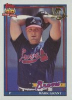 1991 Topps Desert Shield #287 Mark Grant Baseball Card