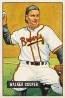 1951 Bowman #135 Walker Cooper Baseball Card