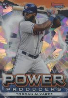 2020 Bowman's Best Power Producers #PPYA Yordan Alvarez Atomic Refractor Baseball Card