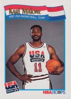 1991 Hoops #580 Karl Malone Basketball Card