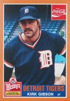 1985 Wendy's Tigers #9 Kirk Gibson Baseball Card