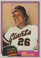 1981 Topps #438 John Montefusco Baseball Card
