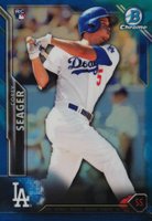 2016 Bowman Chrome #40 Corey Seager Blue Refractor Baseball Card