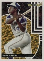 2024 Topps Update Topps Black Gold #BG22 Hank Aaron Baseball Card