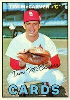 1967 Topps #485 Tim McCarver Baseball Card