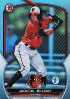 2023 Bowman 1st Edition #BPPF20 Jackson Holliday Sky Blue Foil Baseball Card