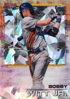 2021 Bowman's Best #15 Bobby Witt Jr. Atomic Refractor Baseball Card
