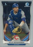 2014 Bowman Draft Picks #CDP2 Kyle Schwarber Chrome Baseball Card