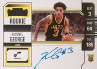 2023 Panini Contenders #144 Keyonte George Variation-Autograph Basketball Card
