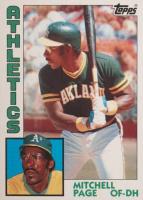 1984 Topps #414 Mitchell Page Baseball Card