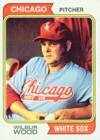 1974 Topps #120 Wilbur Wood Baseball Card