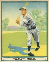1941 Play Ball #42 Wally Moses Baseball Card