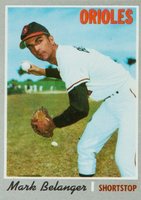 1970 Topps #615 Mark Belanger Baseball Card