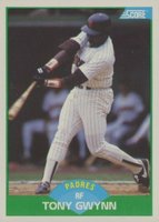 1989 Score #90 Tony Gwynn Baseball Card