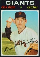 1971 Topps #545 Dick Dietz Baseball Card