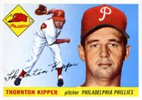 1955 Topps #62 Thornton Kipper Baseball Card