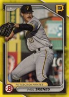 2024 Bowman Paper Prospects #BP125 Paul Skenes Yellow Baseball Card