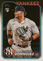 2024 Topps Complete Set #60 Jasson Dominguez Variation Baseball Card