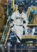 2020 Bowman's Best #31 Kyle Lewis Gold Refractor Baseball Card