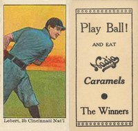 1909 Nadja Caramel # Hans Lobert Baseball Card