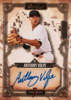2023 Wild Card 5 Card Draw Autographs #5CDCL4 Anthony Volpe Classic-Bronze Foil-Gold 1/1 Baseball Card