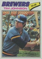 1977 Topps #406 Tim Johnson Baseball Card