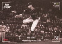 2024 Topps Black and White Rookie Resolution #RR17 Paul Skenes Baseball Card