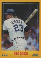1988 Score Glossy #525 Kirk Gibson Baseball Card