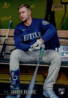 2021 Topps Stadium Club Chrome #396 Jarred Kelenic Gold Refractor Baseball Card