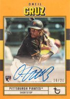 2022 Topps Brooklyn Collection Autograph #OC Oneil Cruz Orange Baseball Card