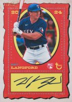 2024 Topps Brooklyn Collection Autographs #ACWL Wyatt Langford Baseball Card