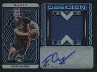 2021 Panini Obsidian #204 Franz Wagner Jersey Autograph Basketball Card