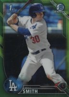 2016 Bowman Draft  #BDC84 Will Smith Chrome-Green Refractor Baseball Card