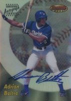 1998 Bowman's Best Certified Autograph #120 Adrian Beltre Refractor Baseball Card