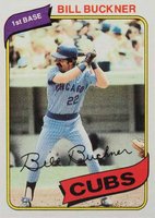1980 Topps #135 Bill Buckner Baseball Card