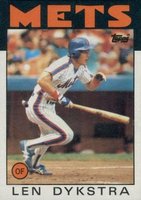 1986 Topps #53 Len Dykstra Baseball Card