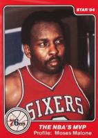 1983 Star Sixers Champions #25 Moses Malone Basketball Card