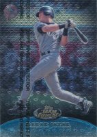 1999 Finest Team Finest Blue  #TF16 Derek Jeter Baseball Card