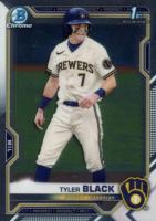 2021 Bowman Draft #BDC200 Tyler Black Chrome Baseball Card