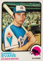 1973 Topps #374 Darrell Evans Baseball Card