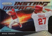 2020 Panini Prizm Instant Impact #II4 Mike Trout Silver Prizm Baseball Card